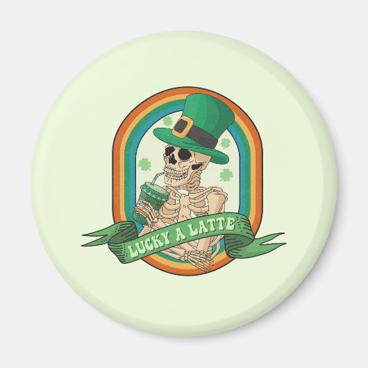 Lucky A Latte Magnet (Vorne)