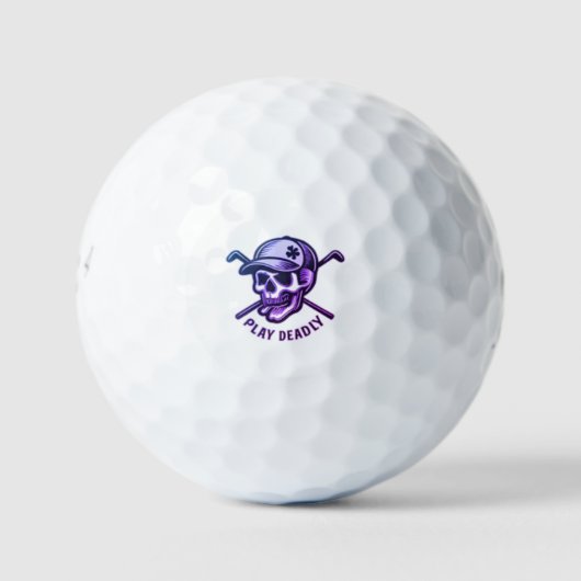 Lucky Ace Skull | Benutzerdefiniertes Golf Ball De (Vorderseite)