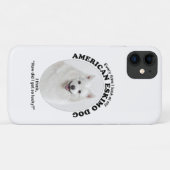 Lucky American Eskimo Dog Case-Mate iPhone Hülle (Rückseite (Horizontal))