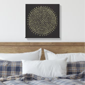 Lucky Ancient Sanskrit Mantra Leinwanddruck (Insitu (Schlafzimmer))