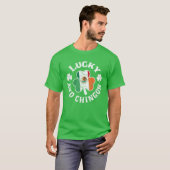 Lucky And Chingon Irish Mexican St Patrick's Day S T-Shirt (Vorne ganz)