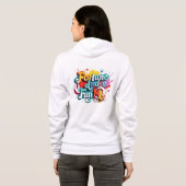 "Lucky and Lively" Hoodie (Schwarz voll)