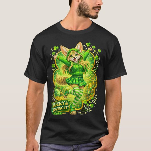 Lucky And Loving It T-Shirt (Vorderseite)