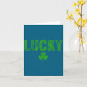 Lucky And Lucky Forer St Patricks Day  Karte (Gelbe Blume)