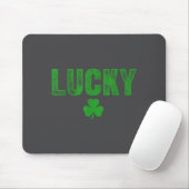 Lucky And Lucky Forer St Patricks Day Mousepad (Mit Mouse)