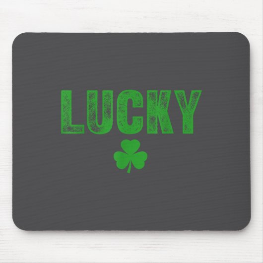 Lucky And Lucky Forer St Patricks Day Mousepad (Vorne)
