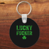 Lucky And Lucky Forer St Patricks Day Schlüsselanhänger (Vorderseite)