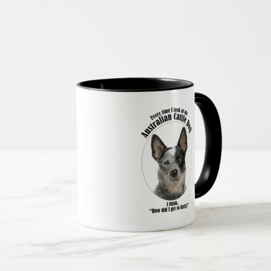 Lucky Australian Cattle Dog Tasse (VorderseiteRechts)