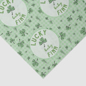Lucky Baby Boy St. Patrick’s Day Seidenpapier (Detail)