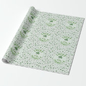 Lucky Baby Green und White St Patricks Day Geschenkpapier (Ungerollt)