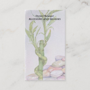 LUCKY BAMBOO KUNDENBARE GESCHÄFTSKARTEN VISITENKARTE