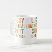 Lucky Basketball Do Not Wash Shooting Baskets Hoop Kaffeetasse (Vorderseite Links)