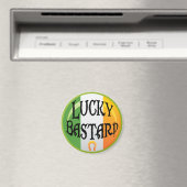 Lucky Bastard St. Patrick's Day Magnete Magnet (In Situ (Geschirrspüler))