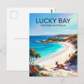 Lucky Bay Australien Postkarte (Vorne/Hinten)