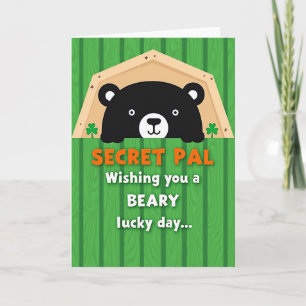 Lucky Beary Secret Pal Karte