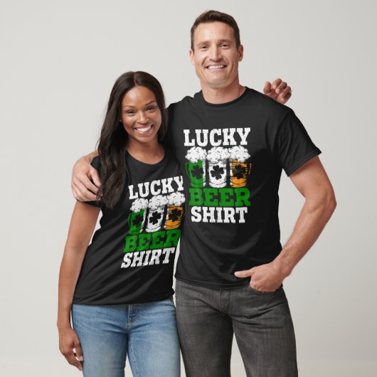 Lucky Beer Saint Patrick's Day Shenanigan Beer T-Shirt (Unisex)