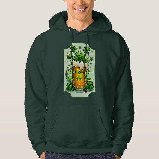 Lucky Beer St Patrick’s Day Shirt –  Moletons (Vorderseite)