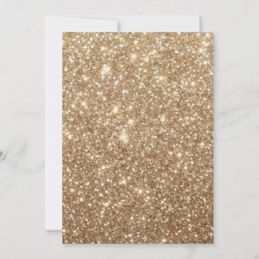 Lucky Beers Glitzer St. Patrick's Day Party Einladung (Rückseite)