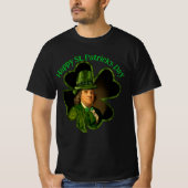 Lucky Ben Franklin St. Patrick's Day T-Shirt (Vorderseite)