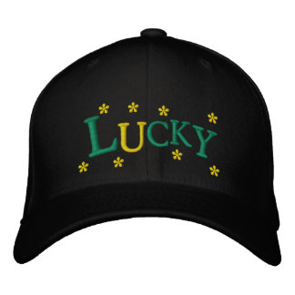 LUCKY BESTICKTE BASEBALLKAPPE