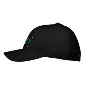 LUCKY BESTICKTE BASEBALLKAPPE (Links)