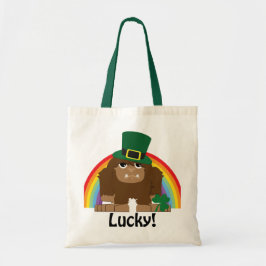 Lucky Bigfoot Leprechaun Tragetasche