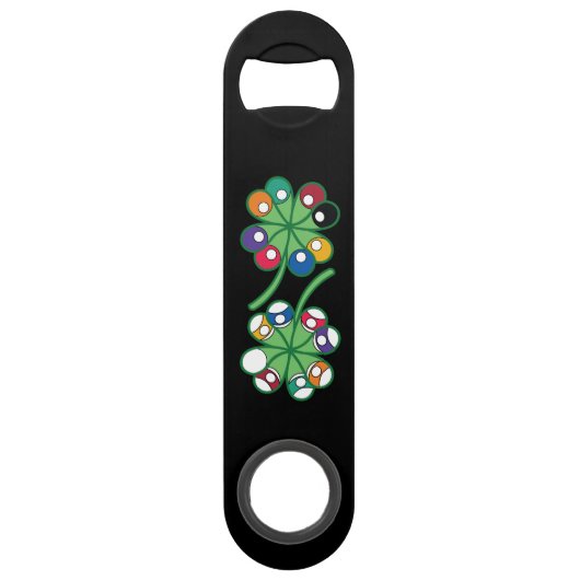 Lucky Billiards Flaschenöffner (Rückseite)