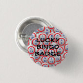 Lucky Bingo Abzeichen Button (Vorne & Hinten)