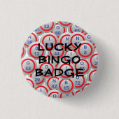 Lucky Bingo Abzeichen Button (Vorderseite)