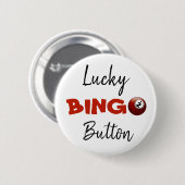 Lucky BINGO Button Red Ball (Vorne & Hinten)