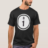 Lucky Bingo Caller Group B1 Bingo Ball T-Shirt (Vorderseite)