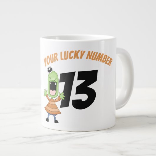 Lucky Bingo Jumbo Tasse (Vorderseite Rechts)