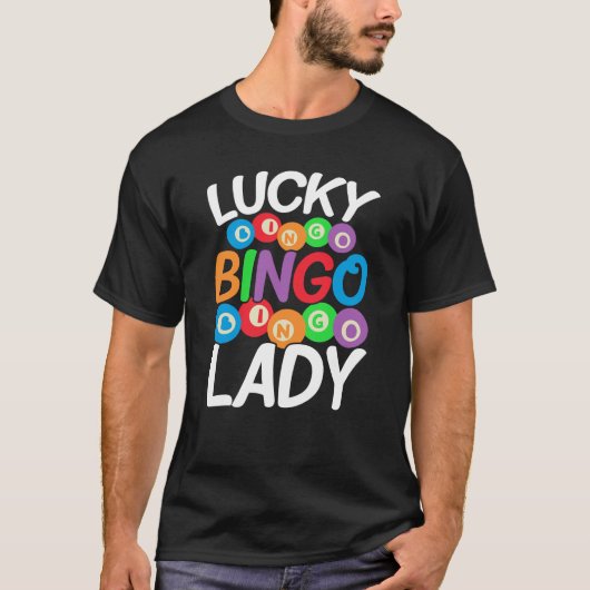 Lucky Bingo Lady T-Shirt (Vorderseite)