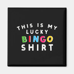 Lucky Bingo Player Magnet