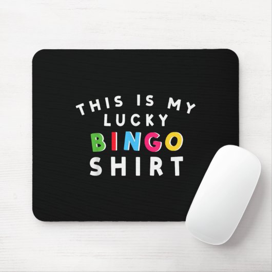Lucky Bingo Player Mousepad (Mit Mouse)