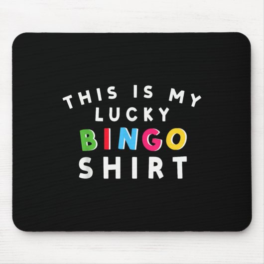 Lucky Bingo Player Mousepad (Vorne)