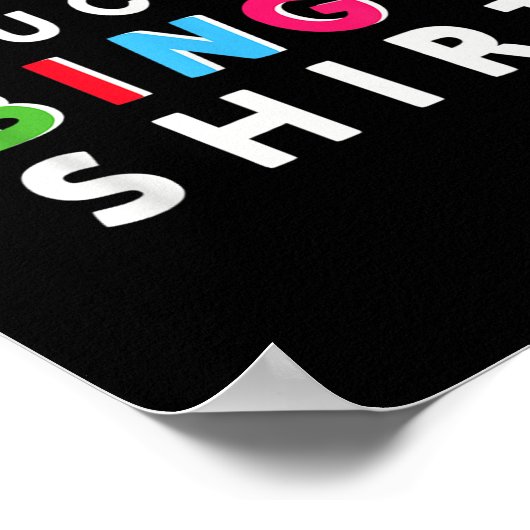 Lucky Bingo Player Poster (Ecke)