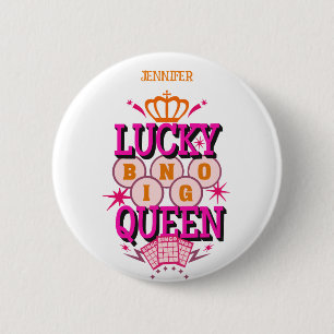 Lucky Bingo Queen /editierbarer Name Button