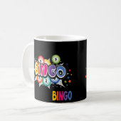 Lucky Bingo Was bei Bingo Bleibe bei Bingo Kaffeetasse (Vorderseite Links)