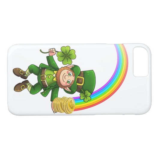 Lucky Bitcoin Rainbow Leprechaun Case-Mate iPhone Hülle (Rückseite (Horizontal))