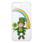 Lucky Bitcoin Rainbow Leprechaun Case-Mate iPhone Hülle (Rückseite)