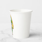 Lucky Bitcoin Rainbow Leprechaun Pappbecher (Links)