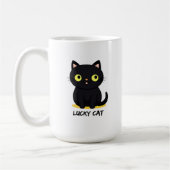 Lucky Black Cat Kaffeetasse (Links)