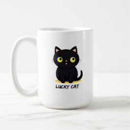 Lucky Black Cat Kaffeetasse