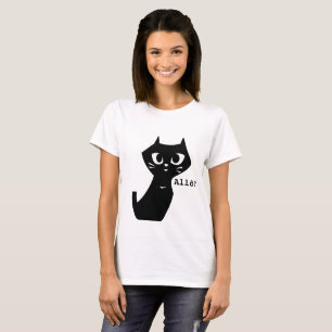 Lucky Black Cats Hallo T-Shirt