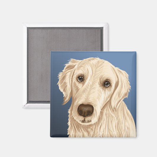 Lucky (Blätter) Magnet (Vorderseite/Rückseite)