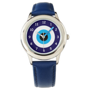 Lucky Blue Evil Eye Kinderuhr Armbanduhr