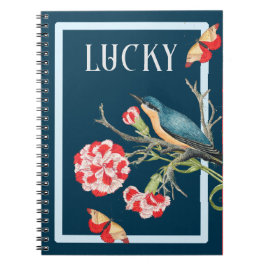 Lucky Blue Songbird Notizblock