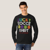 Lucky Bocce Ball Bocce Ball Player T-Shirt (Vorne ganz)