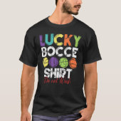 Lucky Bocce Ball Bocce Ball Player T-Shirt (Vorderseite)